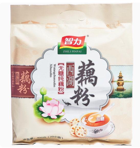 智力无糖纯藕粉400g