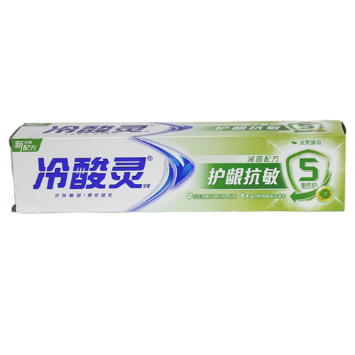 冷酸灵水果薄荷护龈抗敏牙膏180g