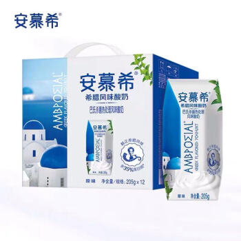 伊利安慕希风味酸奶205g*12盒