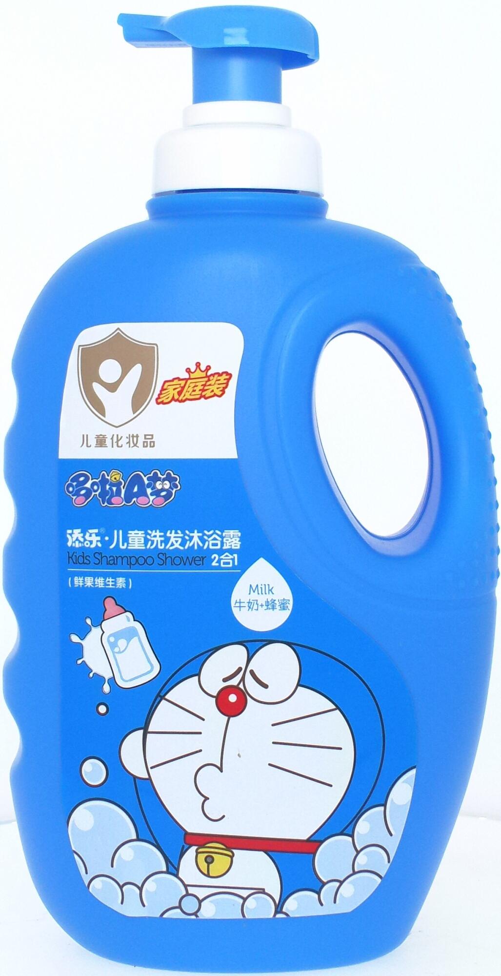 添乐儿童洗发沐浴露2合1牛奶蜂蜜1.2kg