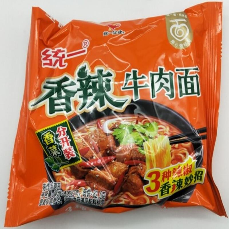 统一100香辣牛肉面