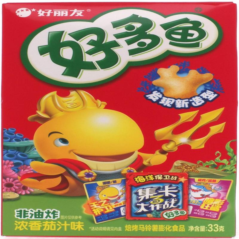 好丽友好多鱼浓香茄汁味33g