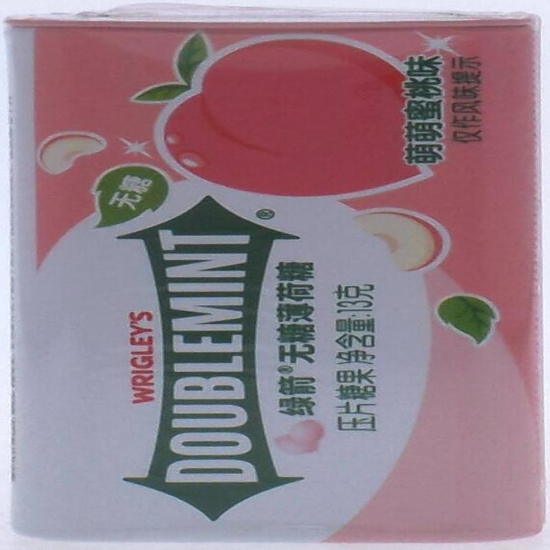 绿箭无糖簿荷糖萌萌蜜桃味13g