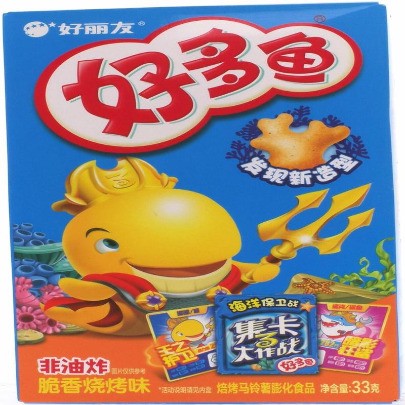 好丽友好多鱼脆香烧烤味33g