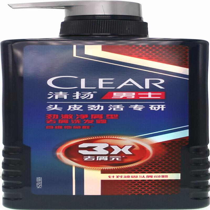 清扬男士去屑洗发露劲澈净屑型