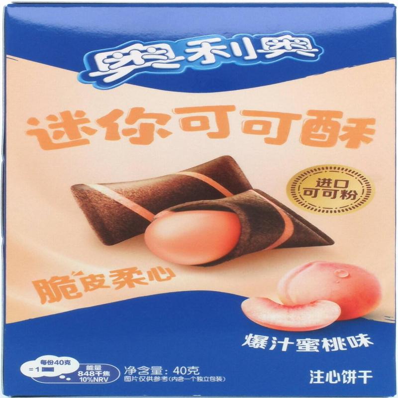 奥利奥迷你可可酥爆汁蜜桃味