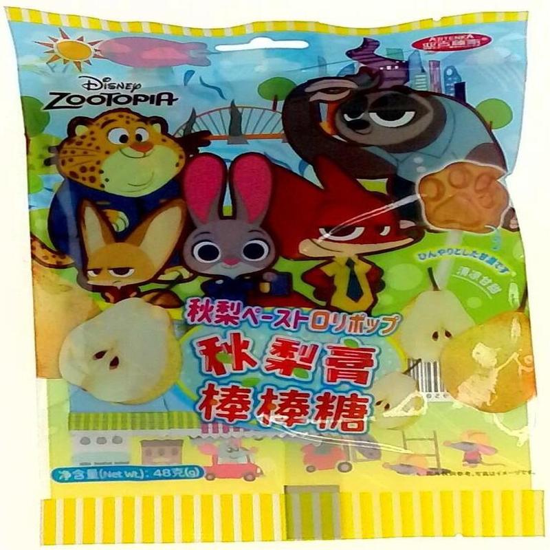 迪士尼秋梨膏棒棒糖