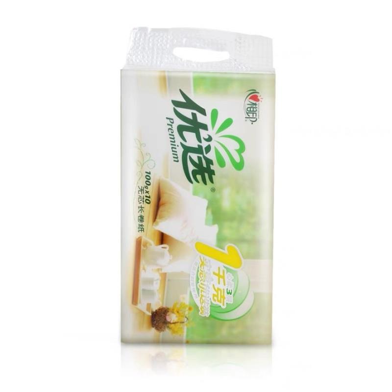 心相印优选天芯长卷纸100g*10