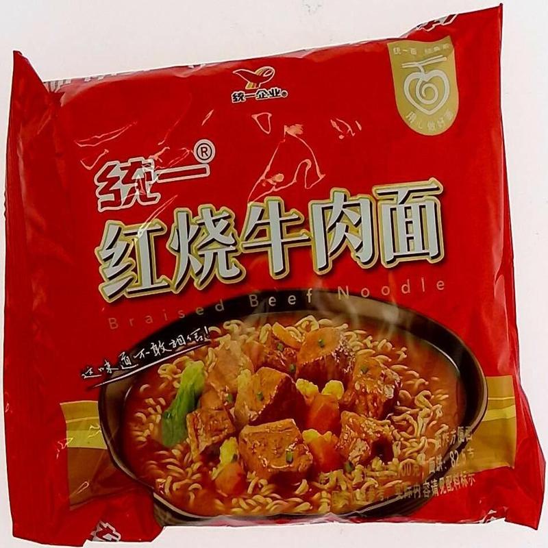 统一100红烧牛肉面