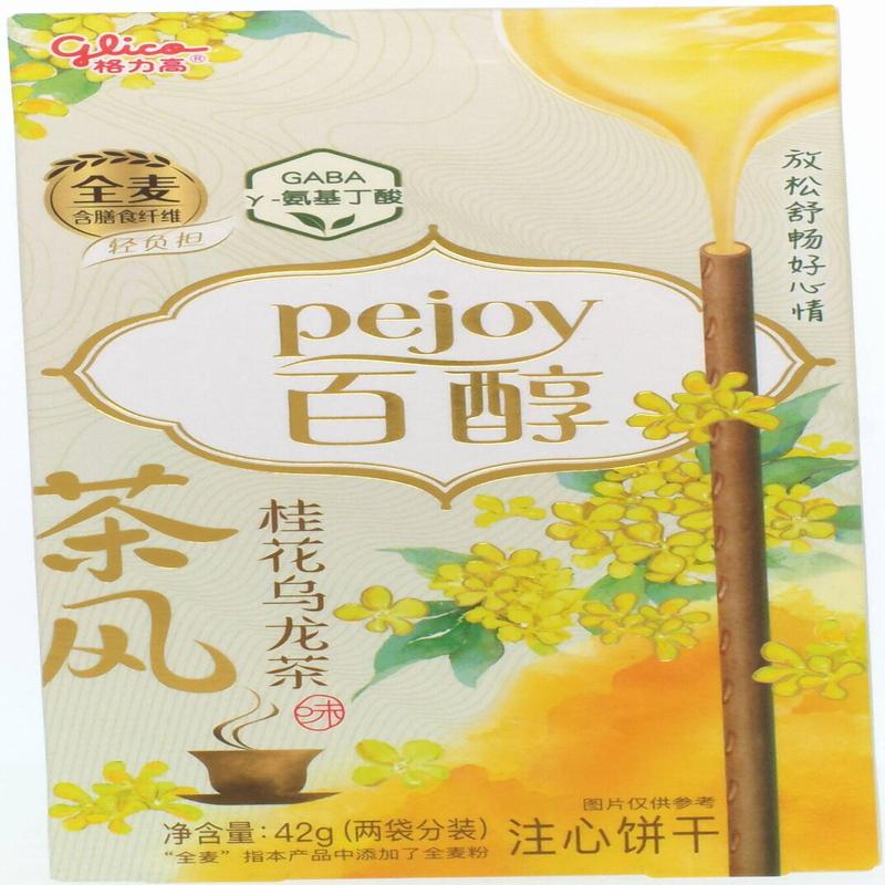 格力高百醇茶风桂花乌龙茶味42g