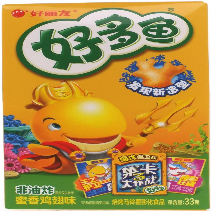 好丽友好多鱼(蜜香鸡翅味)33g