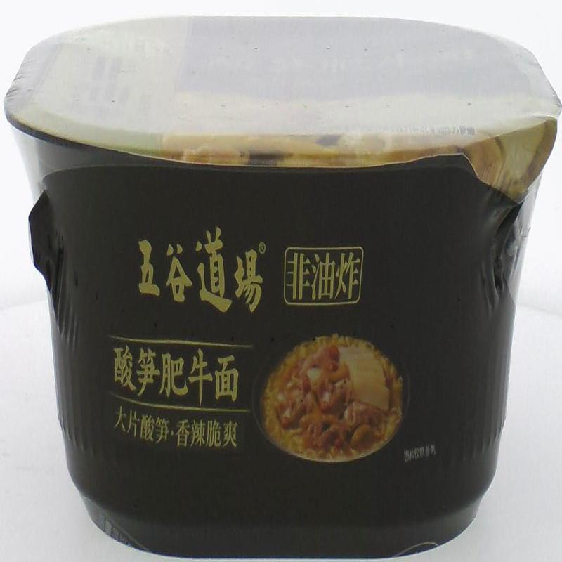 五谷道场酸笋肥牛面碗装