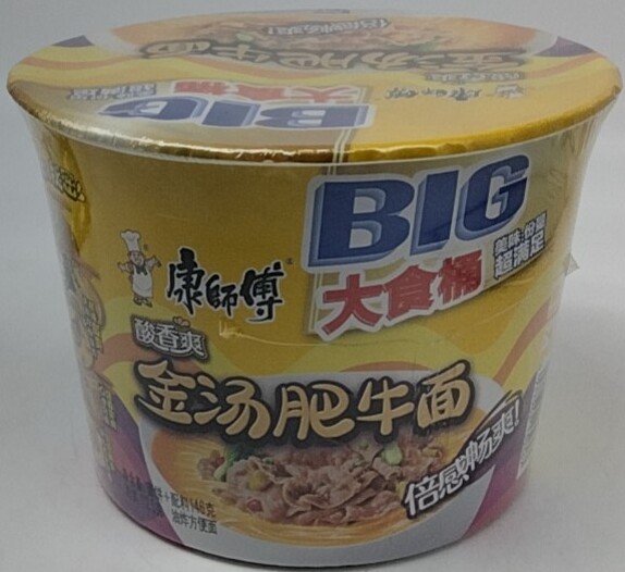 康师傅金汤肥牛面大食桶