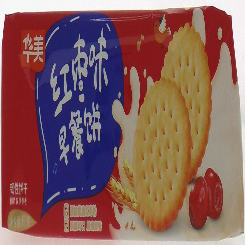 华美早餐饼干红枣味