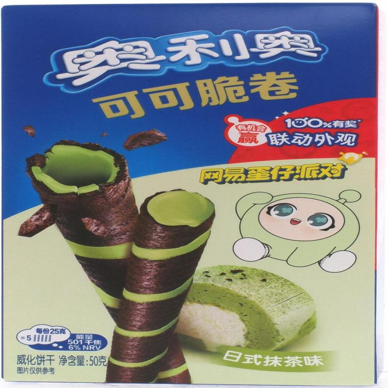 奥利奥可可脆卷日式抹茶味