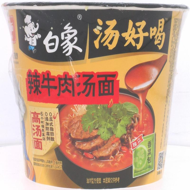 白象汤好喝辣牛肉汤面117g