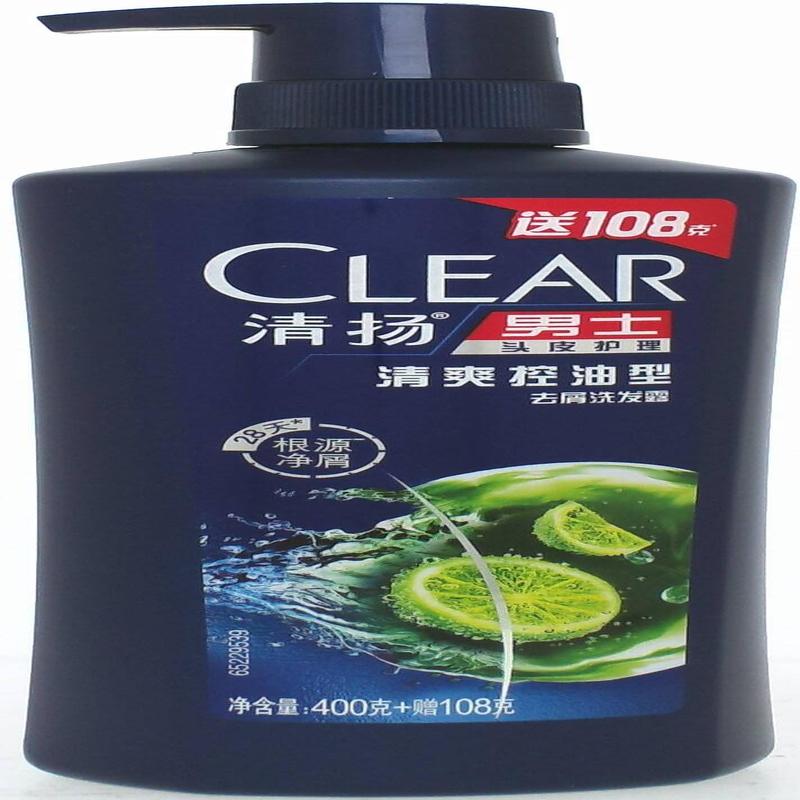 清扬男士洗发露清爽控油型400ml