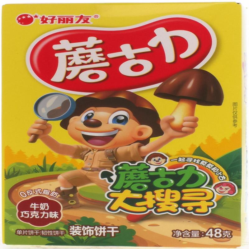 好丽友蘑古力小饼干48g