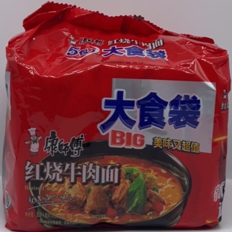 康师傅红烧牛肉面