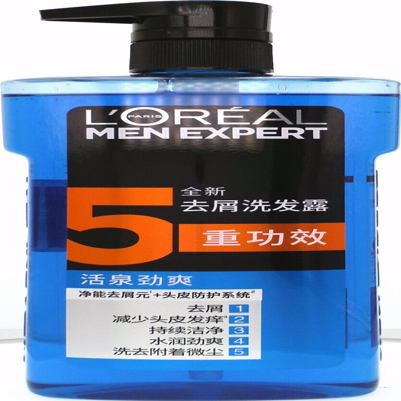 欧莱雅男士活泉劲爽去屑洗发露700ml