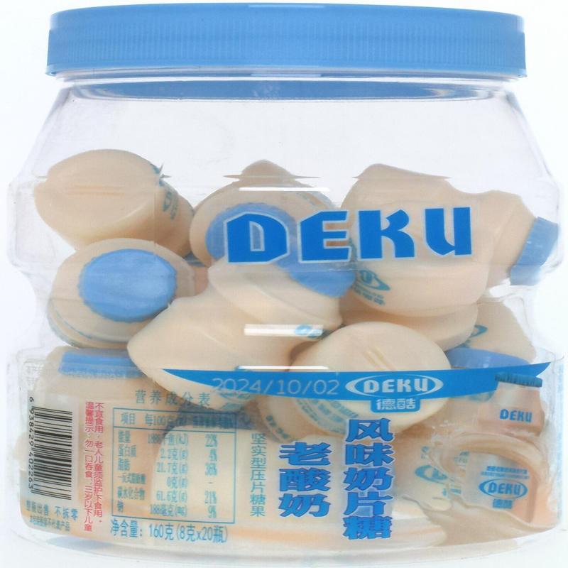 德酷老酸奶风味奶片糖160g