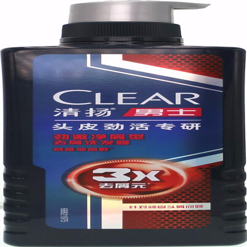 清扬男士去屑洗发露劲澈净屑型