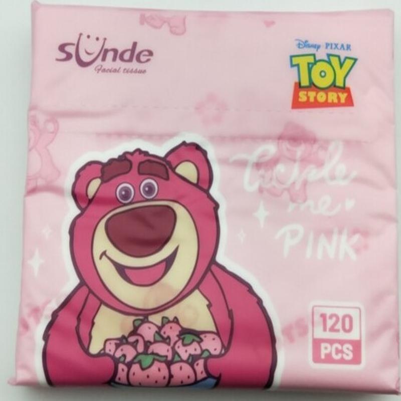 新地印花纸巾手握莓好120张/包