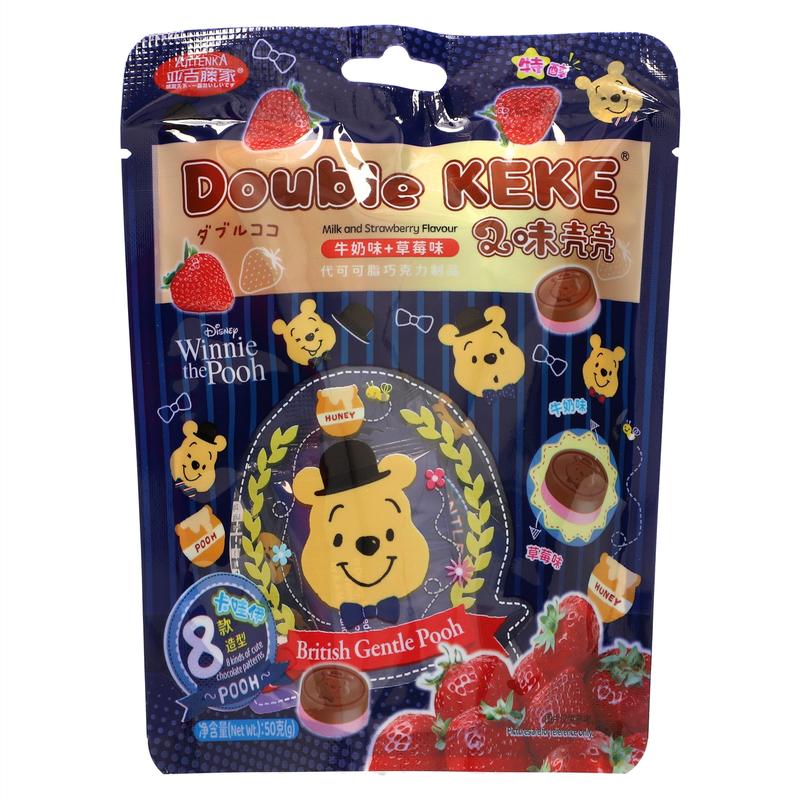 迪士尼2味壳壳（牛奶味+草莓味）
