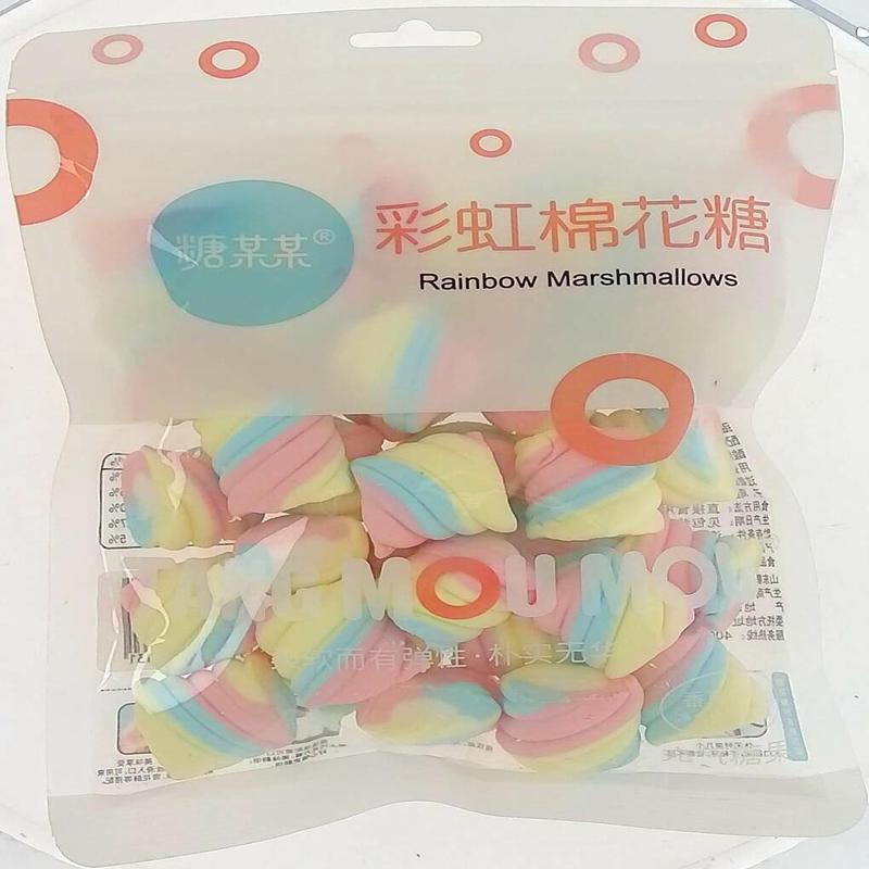 糖某某彩虹棉花糖