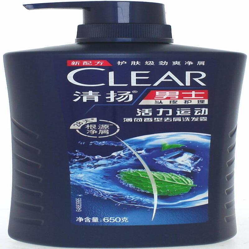 清扬男士去屑洗发露薄荷型