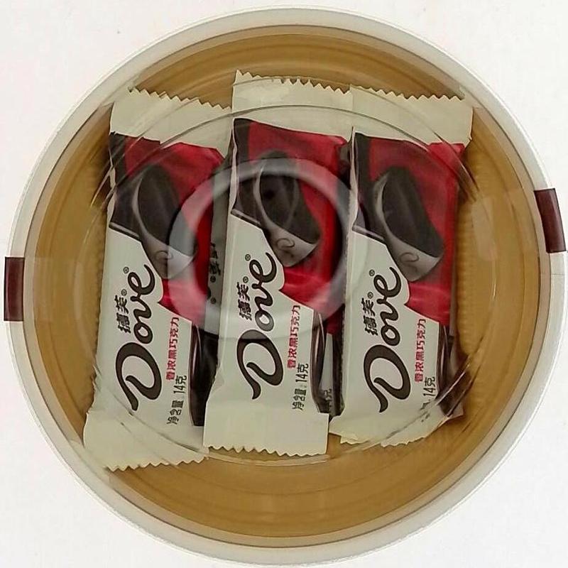 德芙香浓黑巧克力252g