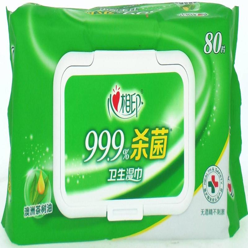 心相印卫生湿巾80片