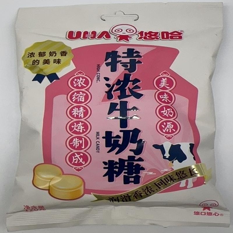 悠哈特浓牛奶糖120g