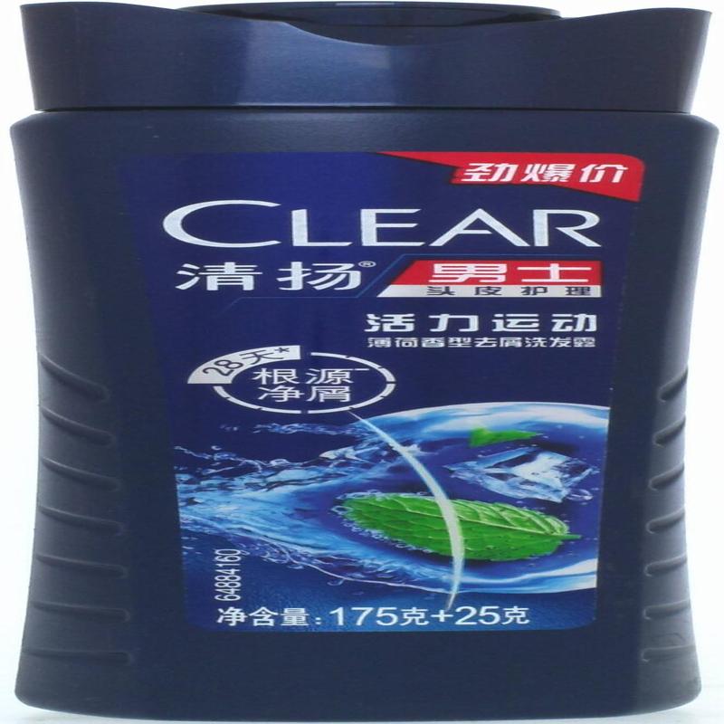 清扬男士去屑薄荷型洗发露