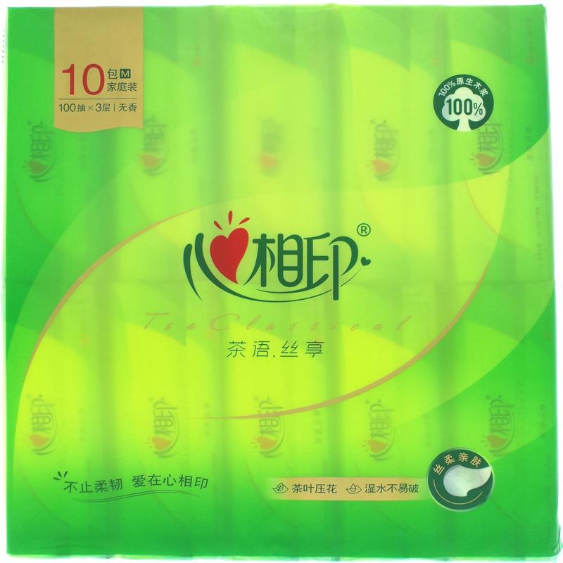 心相印茶语经典系列130抽纸面巾1*8