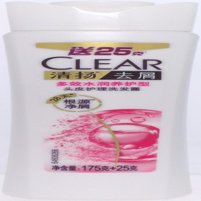 清扬多效水润养护型去屑洗发露175g