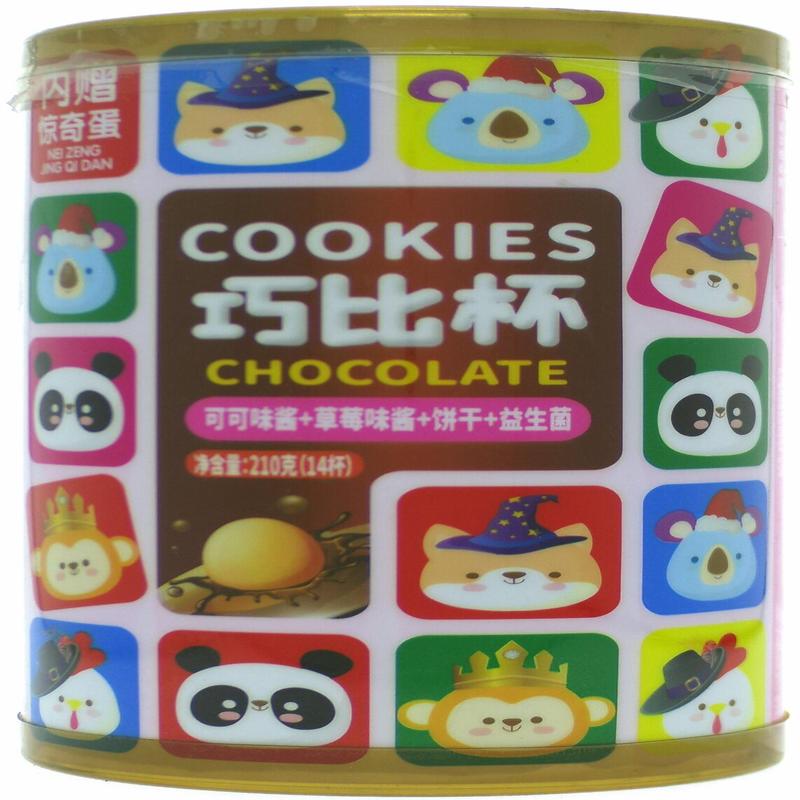 巧比杯（可可味+草莓味）210g