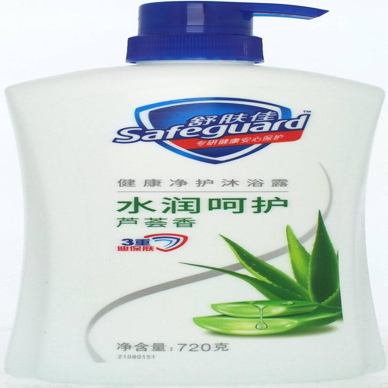 舒肤佳健康净护沐浴露芦荟香720克