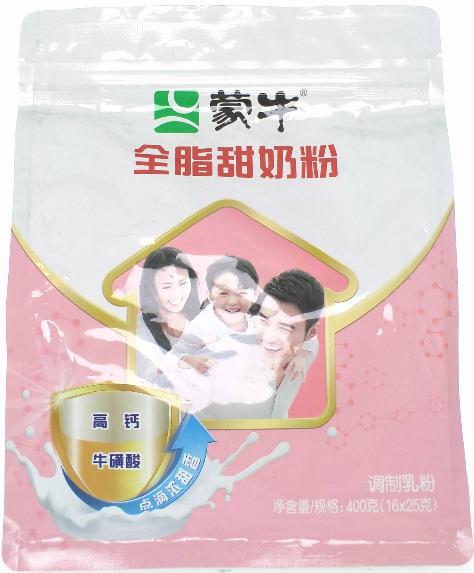 蒙牛全脂甜奶粉(25g*16)400g