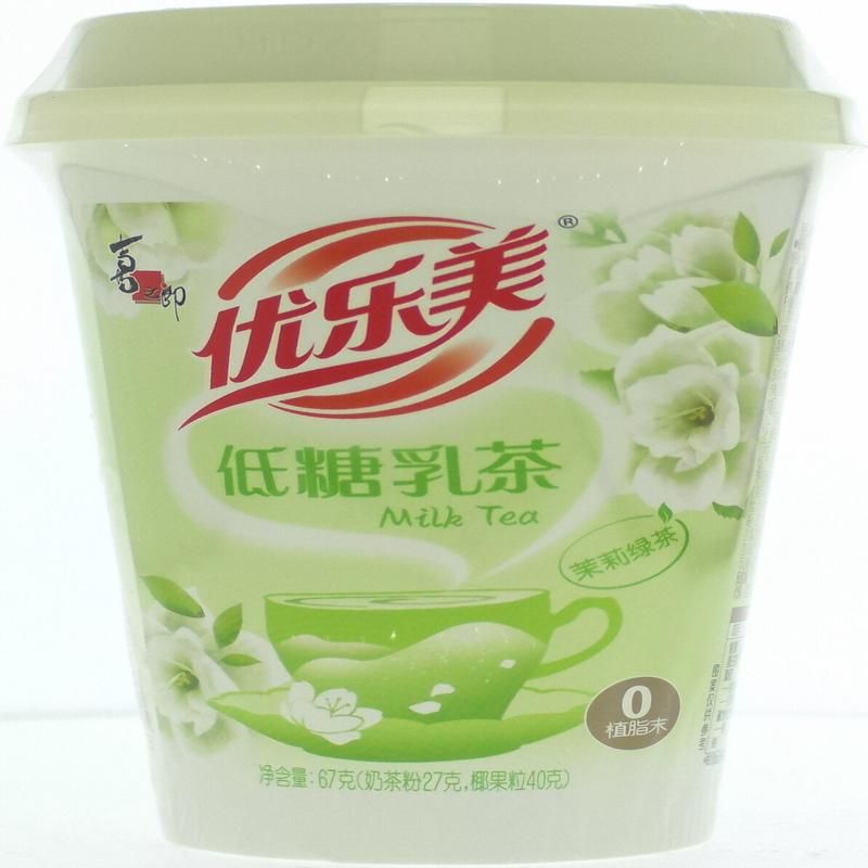 喜之郎优乐美低糖乳茶茉莉绿茶