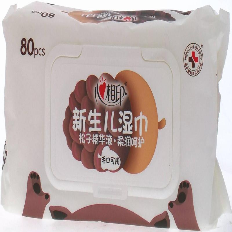 心相印婴儿润肤柔湿巾80片