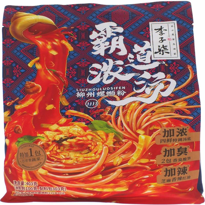 李子柒霸道浓汤柳州螺狮粉403g