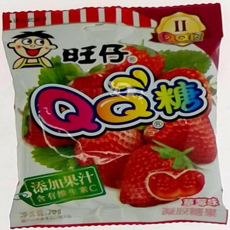 旺仔qq糖草莓味70g