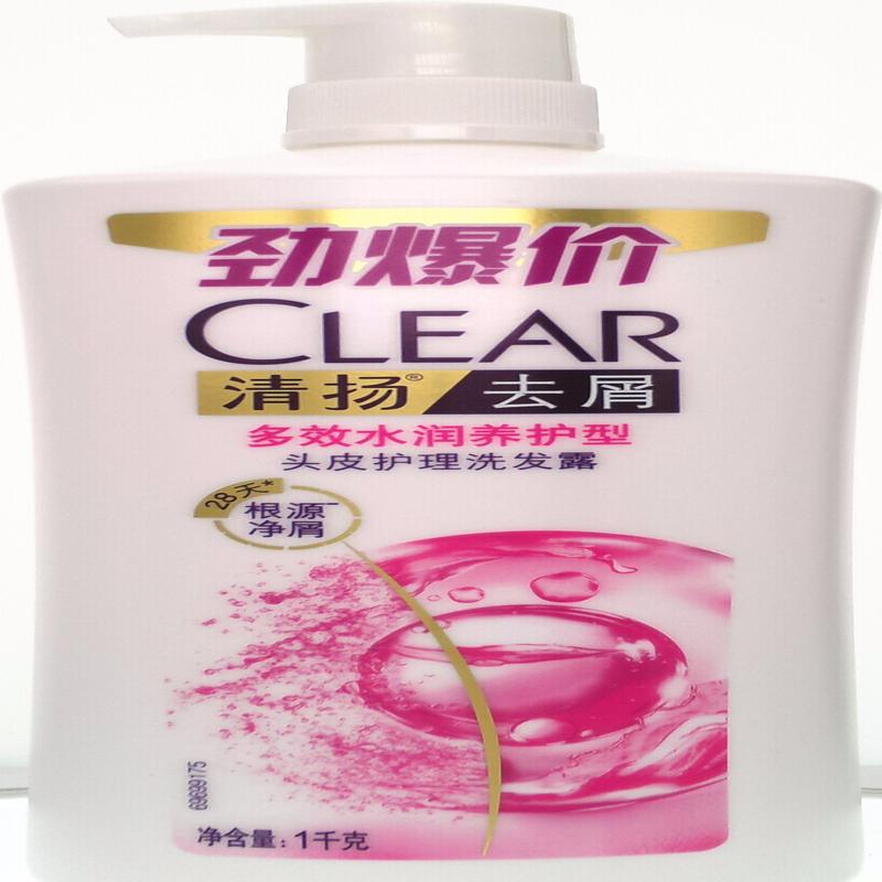 清扬去屑洗发露多效水润养护型1000g