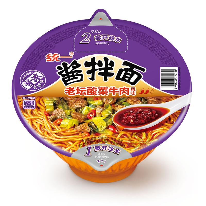 统一酱拌面(老坛酸菜牛肉风味)