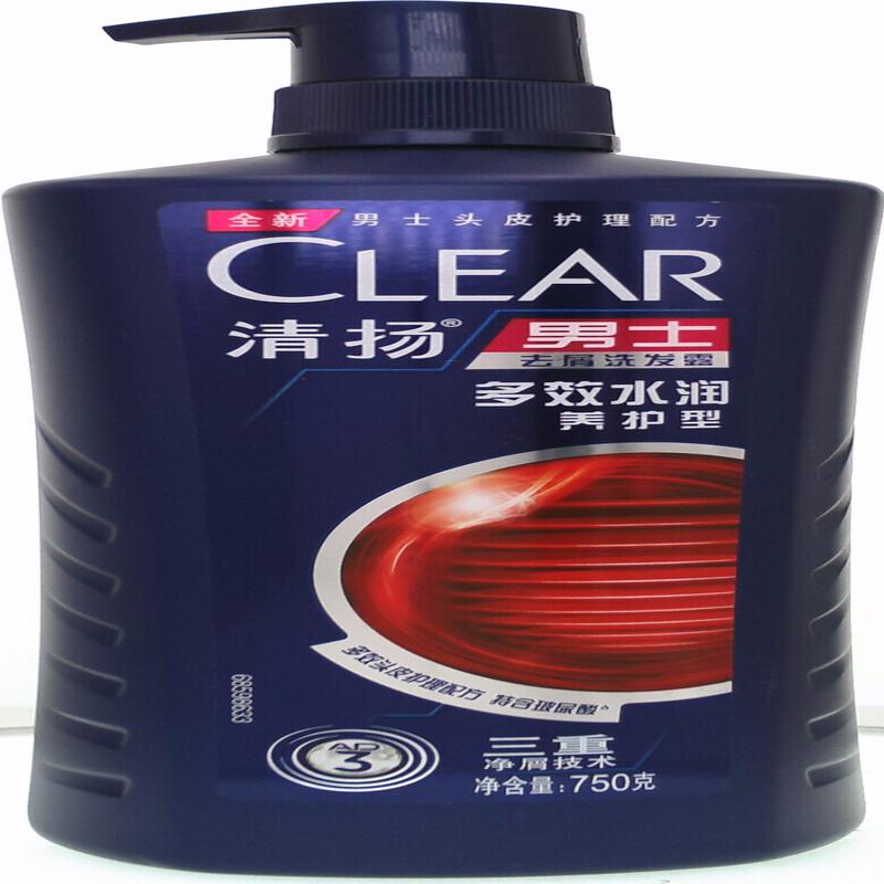 清扬男士洗发露多效水润养护型