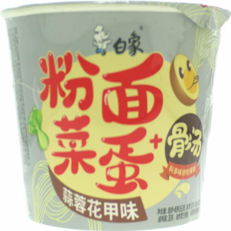 白象粉面菜蛋蒜蓉花甲味