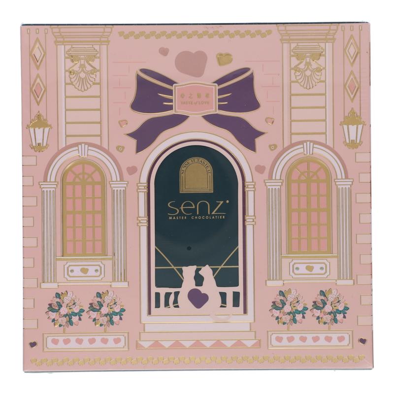 Senz心之魔金手工巧克力礼盒蝴蝶结款
