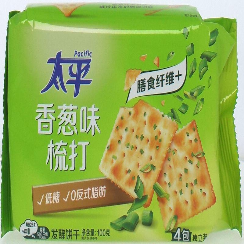 太平香葱味苏打饼干100g
