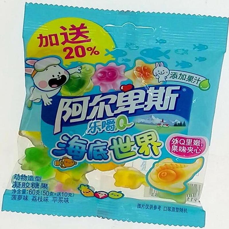 阿尔卑斯乐嚼Q凝胶糖果